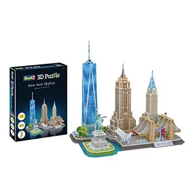 Revell 3D Puzzle New York Skyline Pieces, Highly Detailed, 37cm in length, Fun & Easy To Build