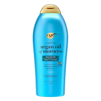 OGX Renewing Argan Oil of Morocco Shampoo - Strengthens and Repairs Dry Damaged Hair - Paraben-F