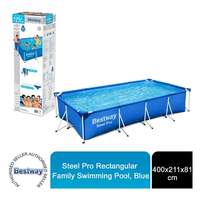 Bestway Steel Pro Rectangular Swimming Pool x x cm, Blue