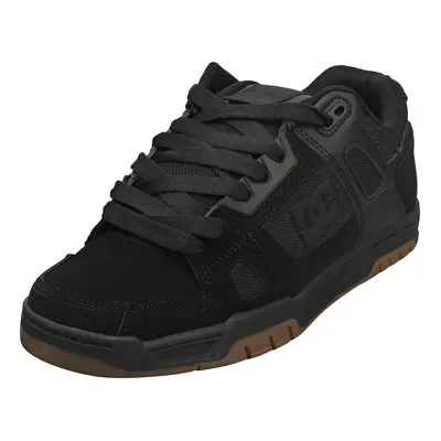 DC Shoes Stag Mens Skate Trainers in Black Gum - UK