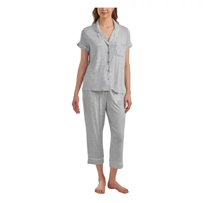 Tommy Hilfiger Piece Notch Collar Pajama Set (Grey XX-Large)