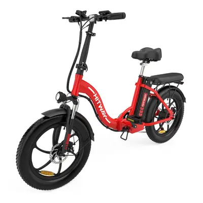 Hitway BK6SL 20" Fat Tire Folding Electric Bike 250W E-bike for Adults