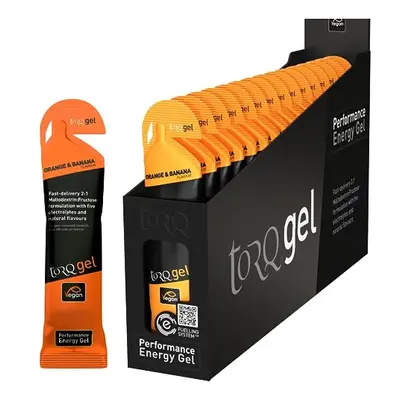 Energy Gel Orange & Banana - Sports, Cycling, Running Gels with g Carbohydrates, Box of