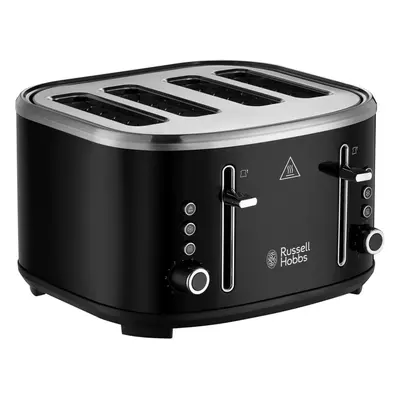 Russell Hobbs Stylevia Black Slice Toaster - Wide Slot Toaster