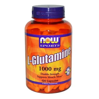 Now Foods, Sports, L-Glutamine, Double Strength, 1,000 mg, Capsules