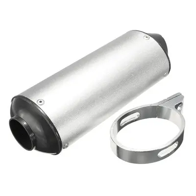 (White) 38mm Motorcycle Exhaust Muffler Tip Pipe for 150 160cc Dirt Pit Bike ATV