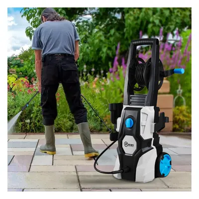 90 Bar High Pressure Washer with 1600W Power and Aluminum Motor