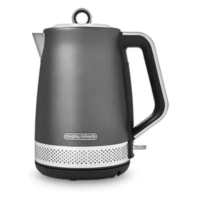 (Titanium) 1.7L kettle, fast boil, boil-dry protection, pull-on lid, descaling filter, easy view