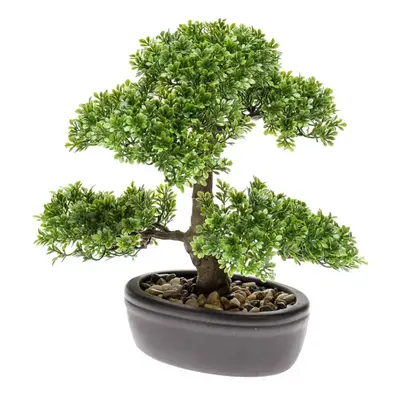 Emerald Artificial Ficus Mini Bonsai Green cm Garden Plant Flower