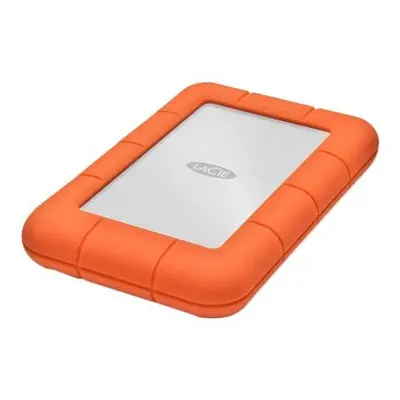 LaCie Rugged Mini, 2TB 2000GB Aluminium,Orange external hard drive