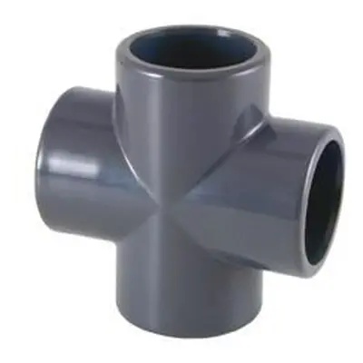 Certikin SPX11090X | Size Grey PVC Pipe & Fittings - Metric > Grey Cross