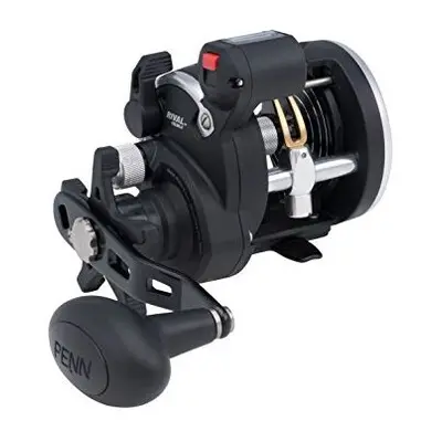 Penn 5.1:1 gear Ratio 29" Retrieve Rate Rival Level Wind conventional Boxed Reel, Right Hand