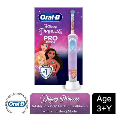 (Disney Princess) Oral-B Vitality Pro Kids Electric Toothbrush, 3+Y