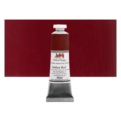 Michael Harding Artist Oil Colours Indian Red 40ml Tube 12340X