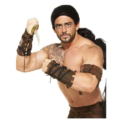 Warrior Arm Band & Wrist Guard Adult Costume Set