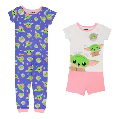 STAR WARS Kids Toddler 4-piece Snug-fit Cotton Pajama Set Cute I Am