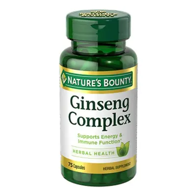 NatureS Bounty Ginseng Complex With Royal Jelly Support Vitality And Immune Function Capsules, D