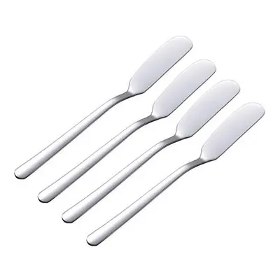 VANRA Cheese Spreader Knife Set 4-Piece Stainless Steel Butter Knife Small Sandwich Condiment Ja