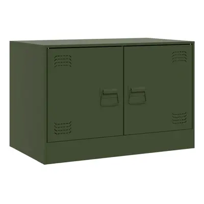 (olive green, pcs) vidaXL TV Cabinet TV Stand Media TV Unit Entertainment Centre Anthracite Stee