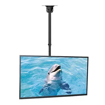 Ceiling TV Mount Fits Most inch LCD LED Plasma Panel Display with Max VESA 400x400mm Loaded up t