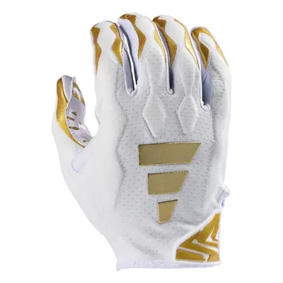 adidas Freak 6.0 Padded Receiver Football Gloves White/Metallic Gold