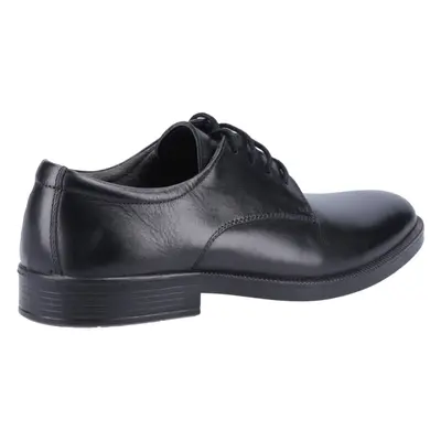 (Black, (Adults')) Hush Puppies Neal Leather Men's Black Lace-Up Shoes