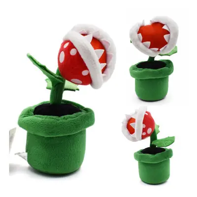 Super Mario Bros. Piranha Plant Plush Stuffed Toys Doll Kids Xmas Gift