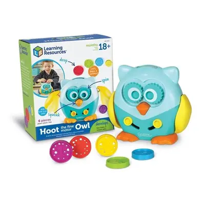 Learning Resources LER9045 Fine Motor Owl Toy for Grade Toddler Plus, Assorted Color