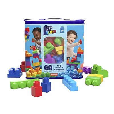 MEGA BLOKS Big Building Bag building set with big and colorful building blocks, and storage bag,