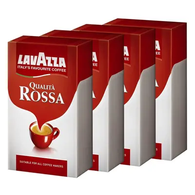 Lavazza Qualita Rossa Ground Coffee 250g (Pack of 4)