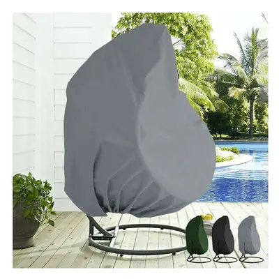 Grey Hanging Swing Egg Chair Cover Garden Outdoor Rain Sun Waterproof