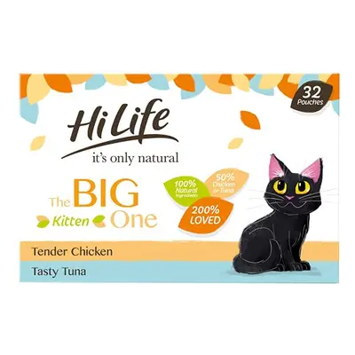 HILIFE itÃÃ¢Ã¢s only natural The Big One Kitten Mixed Complete Wet Cat Food Pouches x 70g