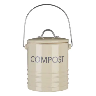 (Cream) Compost Bin With Handle in different Colours