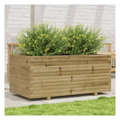 vidaXL Garden Planter 110x60x49.5 cm Impregnated Wood Pine