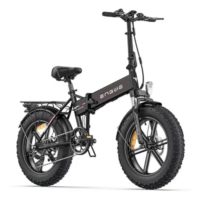 ENGWE Folding Electric Bike for Adults, 20"Ã4.0" All Terrain Fat Tires Mountain Beach Electric 