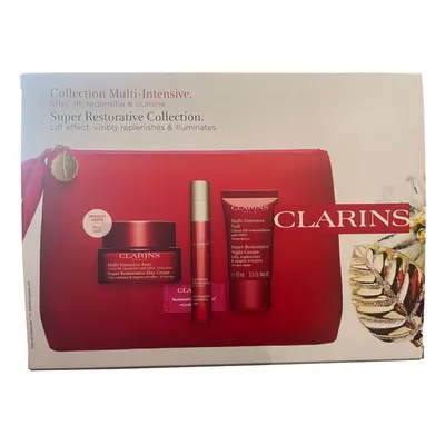 Clarins Super Restorative Collection Piece Set & Bag