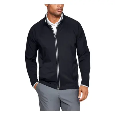 (S, Black) Under Armour Mens UA Golf Storm Windstrike FZ Water Repellent Jacket