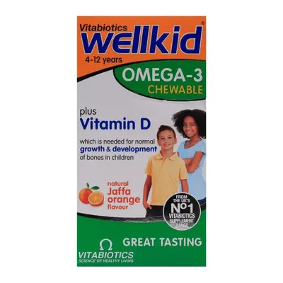 Vitabiotics Wellkid Omega-3 Softbust Capsules 60's