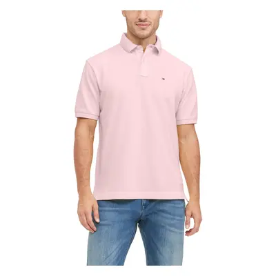 Tommy Hilfiger Mens Short Sleeve Polo Shirt in classic Fit Pebble Pin