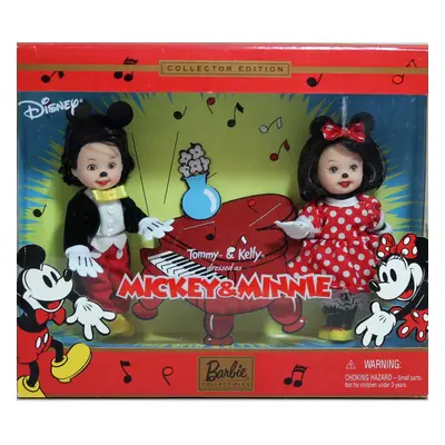 Barbie Disney Tommy & Kelly Dressed As Mickey & Minnie Collector Editi