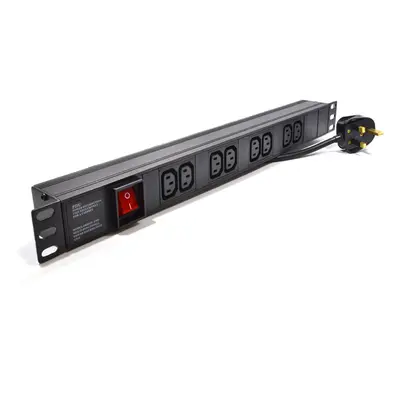 kenable Power Distribution Unit Way C13 IEC Horizontal PDU to UK Plug