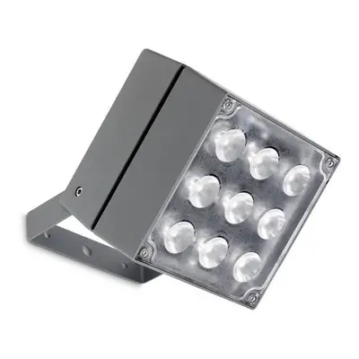 Leds-C4 Cube - LED Light Large Outdoor Spotlight Urban Grey IP65