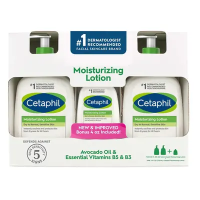 Cetaphil Lotion - Pack - Contains Two Oz Lotions and One Oz Lotion (Great for Travel) - Oz Total