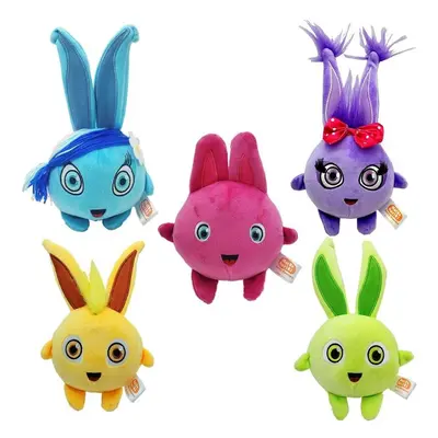 (5pcs) 5Pcs/Set Rabbit Plush Toys Rainbow Sunny Bunnies stuffed Plush Dolls