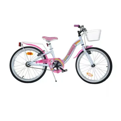 Dino Unicorn Girls Junior 20" Heritage Dutch Style Bicycle - White