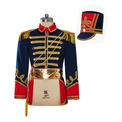 (L) Nutcracker Costume Medieval Royal Military Uniform