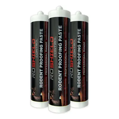 (Pack of 3) Roshield Rodent Proofing & Prevention Mastic