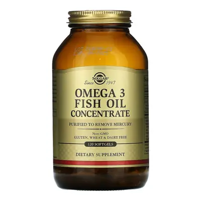 Solgar, Omega-3 Fish Oil Concentrate, Softgels