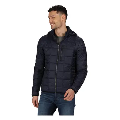 (S, Navy) Regatta Mens Danar Water Repellent Warmloft Hooded Jacket