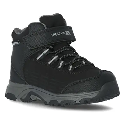 (3, Black) Trespass Harrelson Kids Waterproof Walking Boots